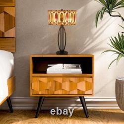 Gimm 2-Light stained glass tiffany-style Table Lamp