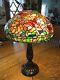 Gorgeous Dale Tiffany Stained Glass Table Lamp 26 Tall