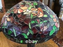 Gorgeous Dale Tiffany Stained Glass Table Lamp 26 Tall