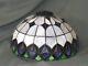 Gorgeous Intricate Stain Glass Lamp Shade 12 Dia. & 7 Tall Perfect