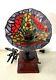 Gramophone Tiffany Style Accent Lamp Stained Glass Shade Works Pre-owned