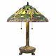 Green And Yellow Dragonfly Tiffany Style Table Lamp 20 Shade