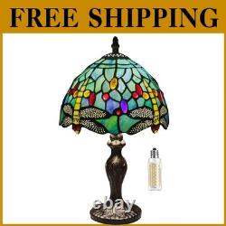 Handcrafted Stained Glass Table Lamp Art Nouveau Touch Lamp for Living Spaces