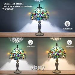 Handcrafted Stained Glass Table Lamp Art Nouveau Touch Lamp for Living Spaces