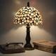 Handcrafted Tiffany-style Shell Tablelamp