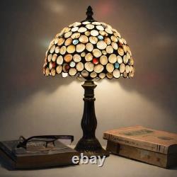 Handcrafted Tiffany-Style Shell TableLamp