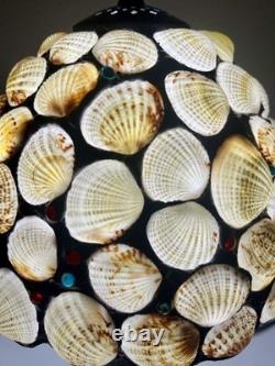 Handcrafted Tiffany-Style Shell TableLamp