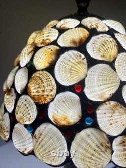 Handcrafted Tiffany-Style Shell TableLamp