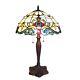 Handcrafted Victorian Design Tiffany Style Stained Glass Table Desk Lamp