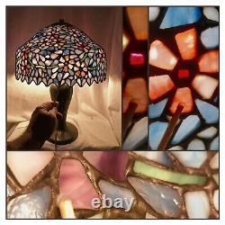 Handel Stained Glass Shade, signed, Tiffany Studio Traditional