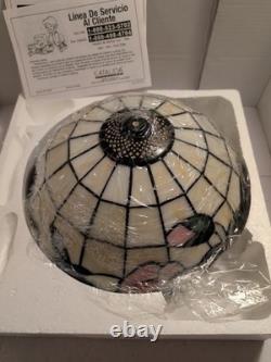 Handmade Stained Glass Hummingbird Tiffany Style Table Lamp Accent Lamp H 18