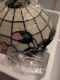 Handmade Stained Glass Hummingbird Tiffany Style Table Lamp Accent Lamp H 18