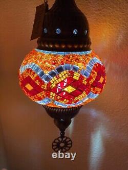 Handmade Stained Glass Moroccan /Turkish Mosaic Table Lamp Mosaic Lamp