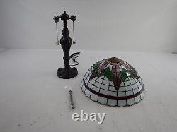 Hauty TJ-16 Tiffany Style Stained Glass Table Lamp