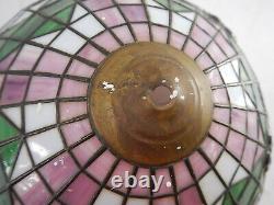 Hauty TJ-16 Tiffany Style Stained Glass Table Lamp