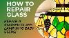 How To Repair Glass A Video About How To Repair A Vintage Stained Glass Lamp In 10 Easy Steps