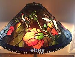 Hummingbird Stained Glass lamp Shade