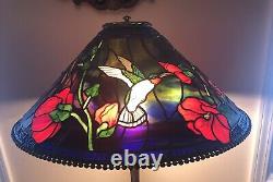 Hummingbird Stained Glass lamp Shade