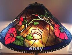 Hummingbird Stained Glass lamp Shade