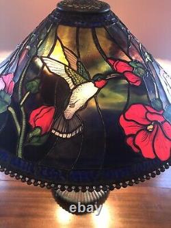 Hummingbird Stained Glass lamp Shade