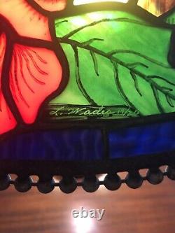 Hummingbird Stained Glass lamp Shade