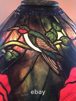 Hummingbird Stained Glass lamp Shade