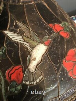 Hummingbird Stained Glass lamp Shade