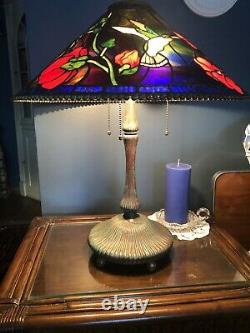 Hummingbird Stained Glass lamp Shade