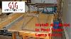 Install Art Glass In A Pool Table Lamp V524