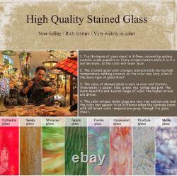 L10653 Butterfly Tiffany Style Stained Glass Accent Table Lamp Night Light for L