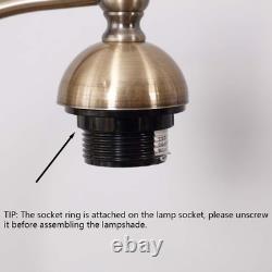 L10752 Tiffany Style Stained Glass Flower Petal Table Lamp with Brass Base fo