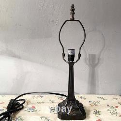 L10791 Mission Style Table Lamp Tiffany Stained Glass Night Light with Hexagonal