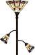 L10812 Mission Tiffany Style Stained Glass Floor Lamp For Reading Working D