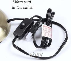 L10922 Tiffany Style Stained Glass Flower Petal Table Lamp with Brass Base for H