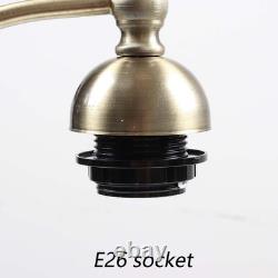 L10922 Tiffany Style Stained Glass Flower Petal Table Lamp with Brass Base for H