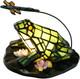 L12014 Frog Table Lamp Tiffany Style Stained Glass Accent Night Light For Home D