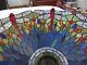 Large Stained Glass Dragonfly Design Lamp Shade 18 Diameter X 9 High