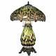 Lamp Tiffany Style Stained Glass Table & Desk Dragonfly Lighted Base New