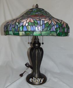 Leaded Glass Tiffany-Style Table Lamp Light