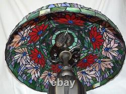 Leaded Glass Tiffany-Style Table Lamp Light