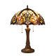 Lighting Lennon Tiffany-style Dark Bronze 2 Light Victorian Table Lamp 16 Shade