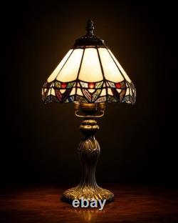 Luxury Tiffany Style Stained Glass Table Lamp 14 Vintage Art Deco Desk Bedside