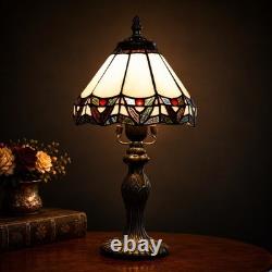 Luxury Tiffany Style Stained Glass Table Lamp 14 Vintage Art Deco Desk Bedside