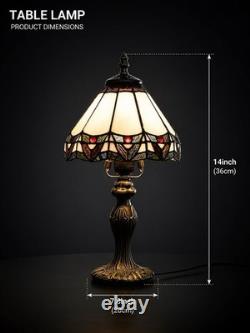 Luxury Tiffany Style Stained Glass Table Lamp 14 Vintage Art Deco Desk Bedside Luxury Tiffany Style Stained Glass Table Lamp 14 Vintage Art Deco Desk Bedside