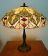 Massive Whaley Stained Glass Table Lamp Wilkinson, Unique, Handel, Duffner Era