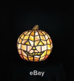 Meyda Tiffany 24733 Stained Glass Vintage Tiffany Pumpkin Tiffany Glass