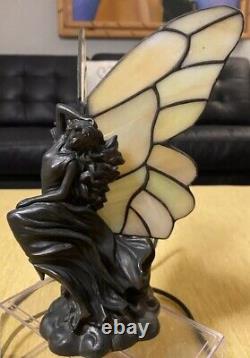 Meyda Tiffany 50429 Butterfly Fairy Stained Glass / Tiffany Tiffany Glass Lamp