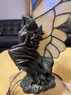 Meyda Tiffany 50429 Butterfly Fairy Stained Glass / Tiffany Tiffany Glass Lamp