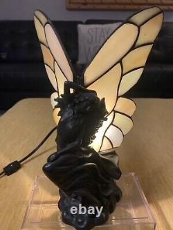 Meyda Tiffany 50429 Butterfly Fairy Stained Glass / Tiffany Tiffany Glass Lamp