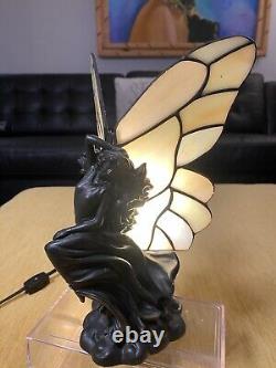 Meyda Tiffany 50429 Butterfly Fairy Stained Glass / Tiffany Tiffany Glass Lamp